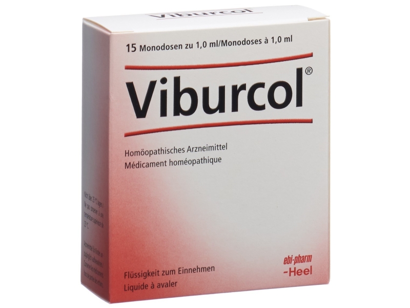 VIBURCOL liquide à avaler 15 monodoses 1 ml