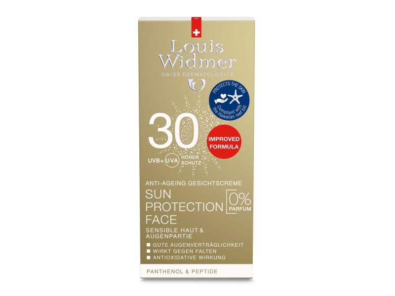 LOUIS WIDMER Sun Protection visage 30 non parfumé 50 ml