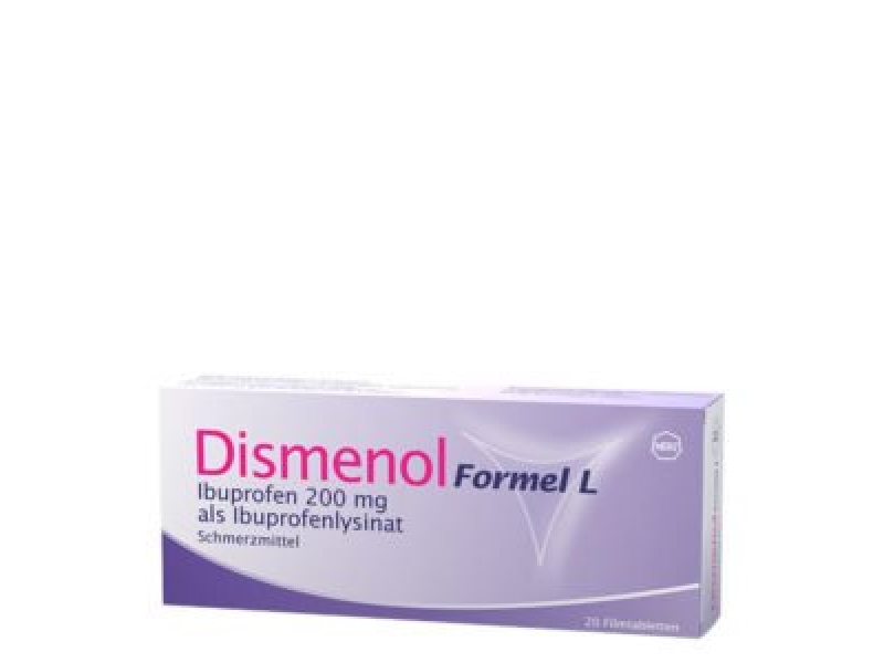 DISMENOL Formule L comprimés pelliculés 200 mg 20 pièces
