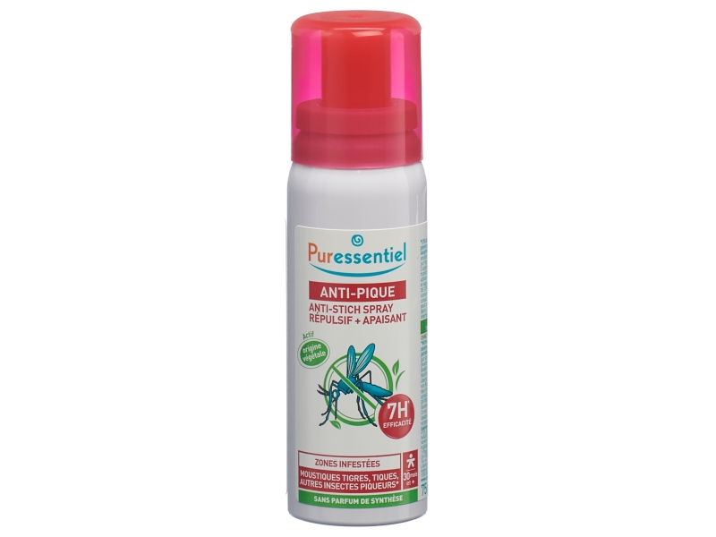 PURESSENTIEL Anti-Insektenstiche Abwehrendes Und Beruhigendes Spray 75 ml