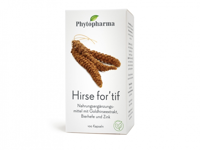 PHYTOPHARMA Hirse for'tif Kapseln 100 stück