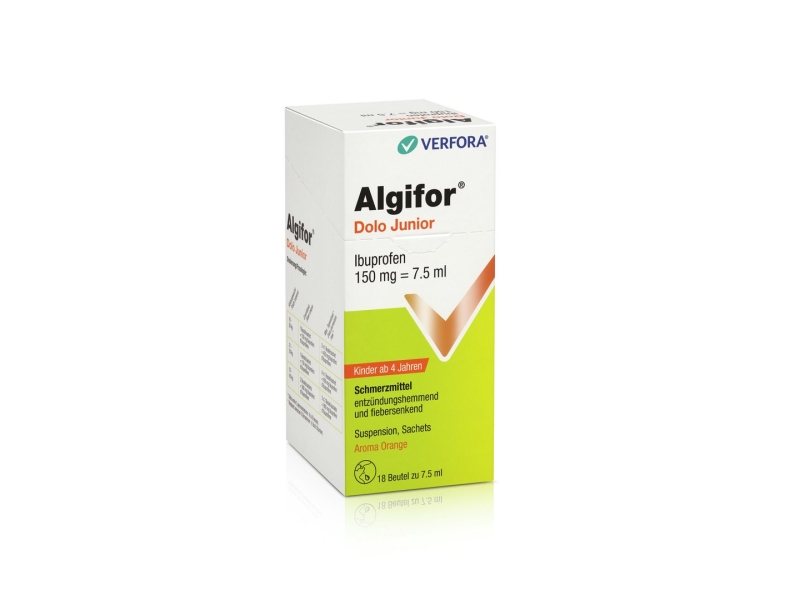 ALGIFOR DOLO Junior 150mg/7.5ml 18 sachets 7.5ml