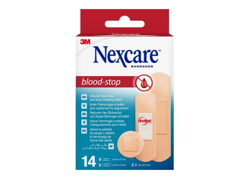3M NEXCARE Blood-Stop assortiti 14 pezzi