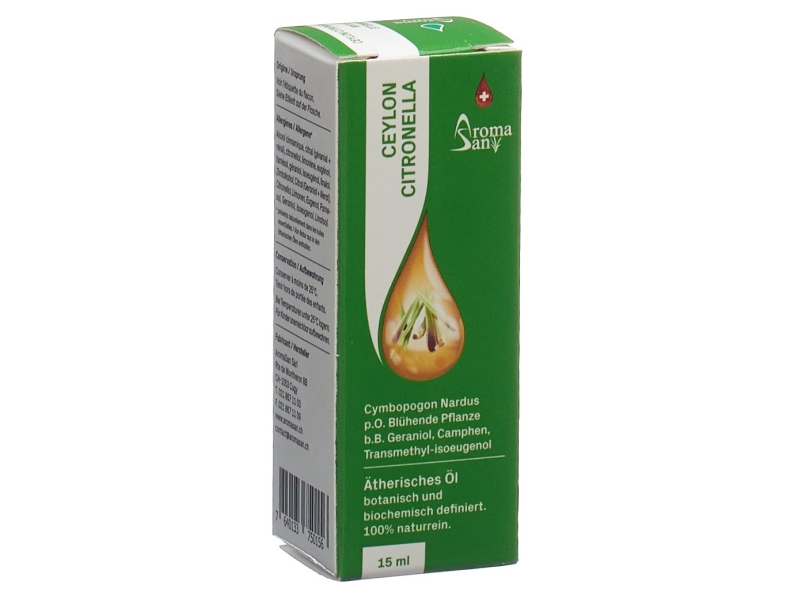 AROMASAN Citronella Äth/Öl in Schachtel Bio 15 ml