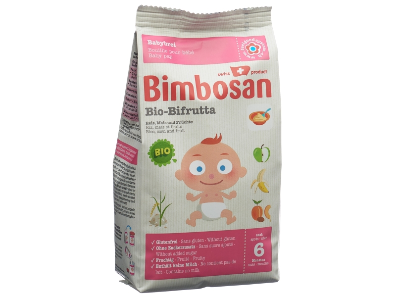 BIMBOSAN Bio Bifrutta poudre riz + fruits sachet 300g