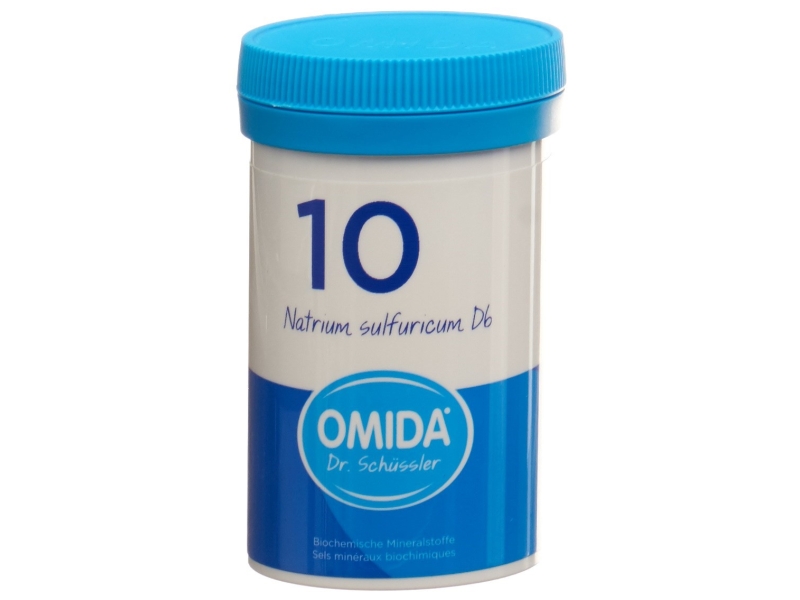OMIDA SCHÜSSLER Nr10 Natrium Sulfuricum Tabletten D 6 Ds 100 g